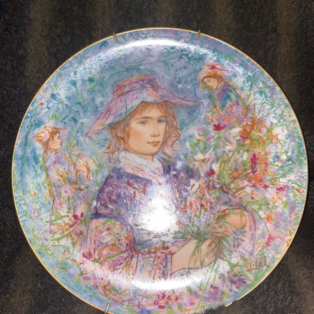 Flower Girl of Provence by Edna Hibel